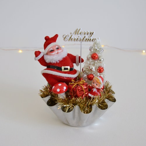 Christmas Ornament / Retro Style / Vintage Tart Mold Ornament Etsy