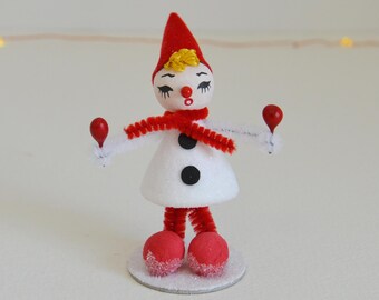 Vintage Style Elf / Christmas Elf / Spun Cotton Elf / Retro Style Elf