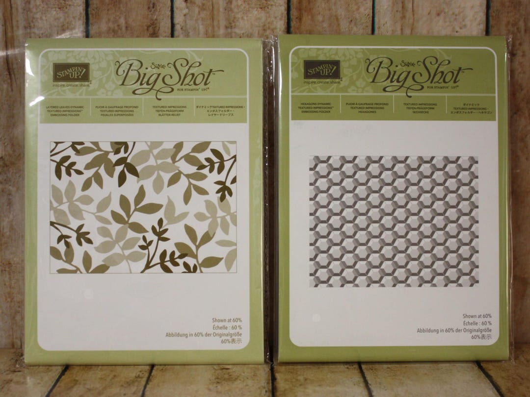 Retired Sizzix Big Shot for Stampin' Up! Dynamic Textured Impressions ...