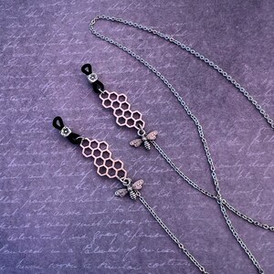 Honey Bee Glasses Chain Golden and Silver Options