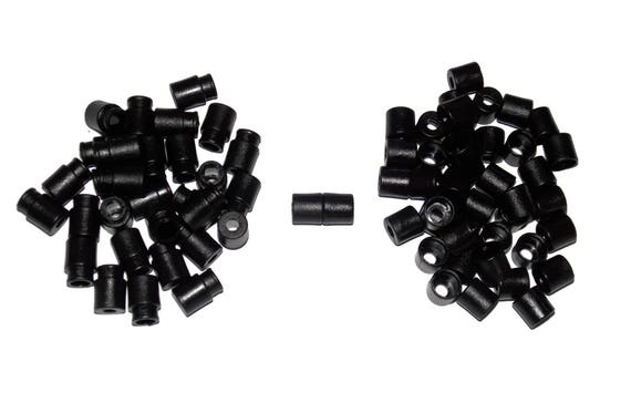 Black Paracord Breakaway Buckles Accessories Break Away Necklaces Plastic End Caps for Rope Ends Lanyards Bracelets
