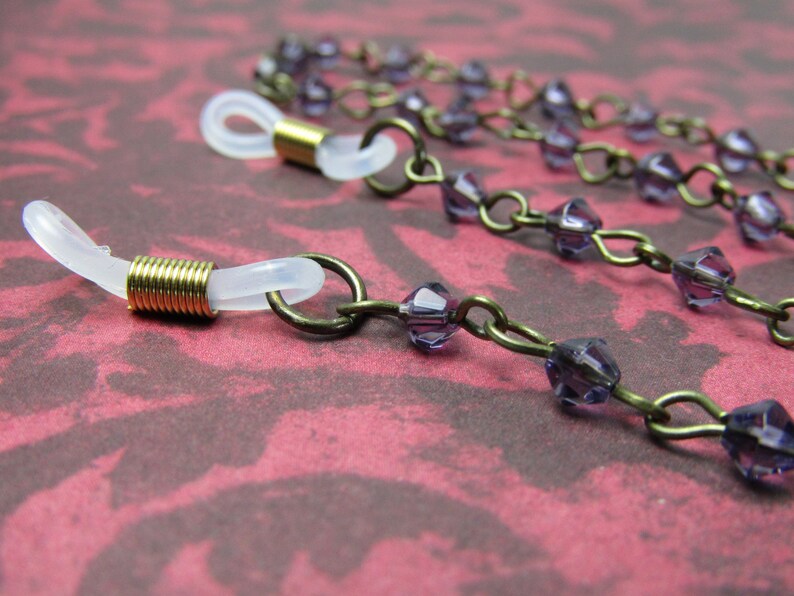 Gold and Bronze Vintage Style Eyeglass Chain / Sunglasses Etsy