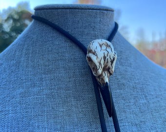 Bird Skull Bolo Yall'ternative Statement Piece Necklace Not a real skull