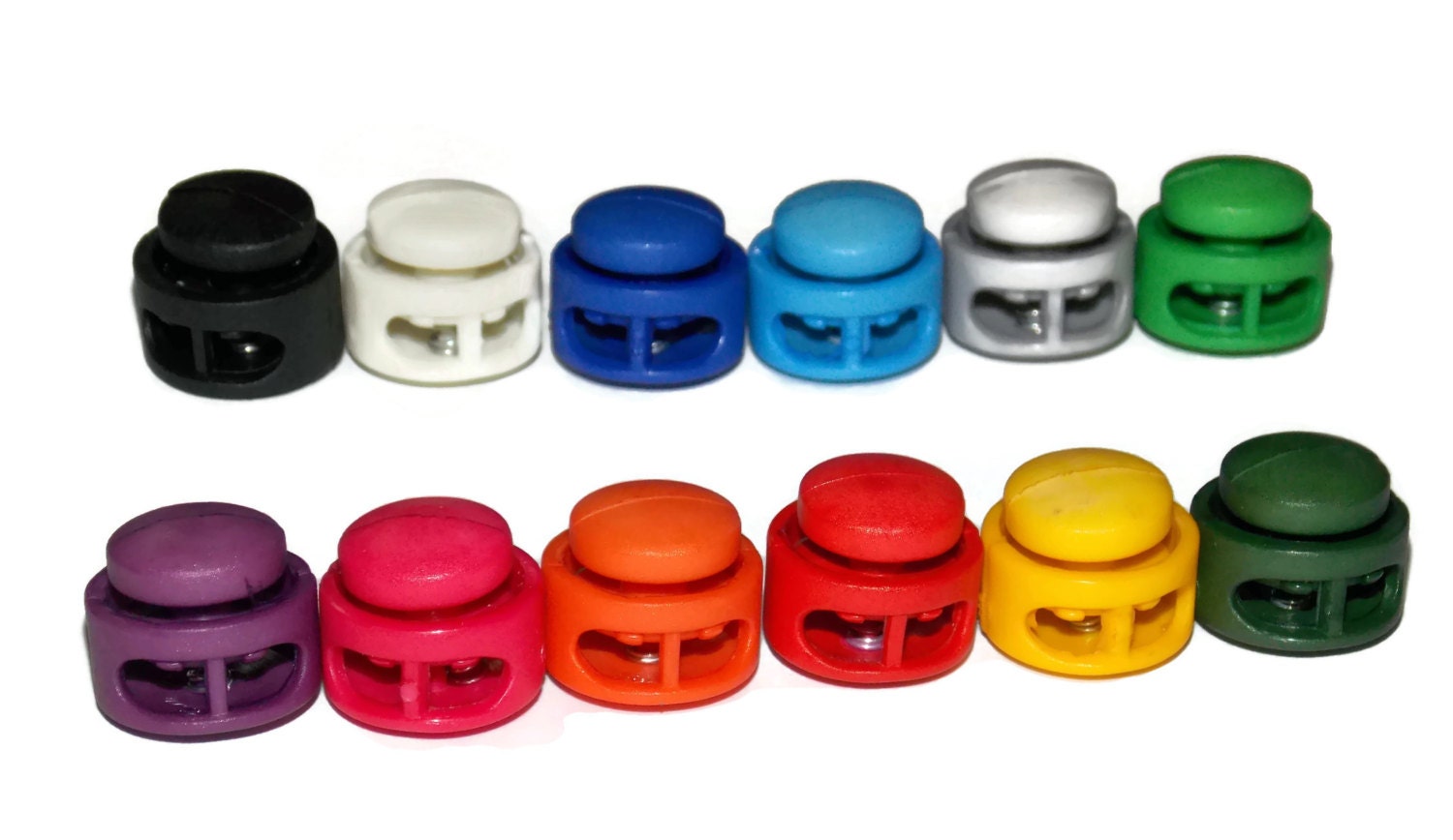 Wholesale Free Shipping 100pcs 24*12mm Big Oval Metal Alloy Stoppers Toggle Cord  Locks Drawstring Lock With 6mm Holes 4 Colors