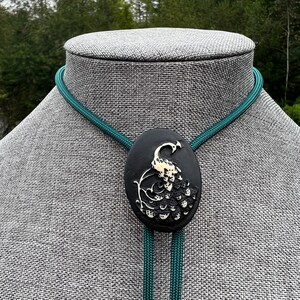 Elegant Peacock Bolo Tie Yall&#39;ternative Glam