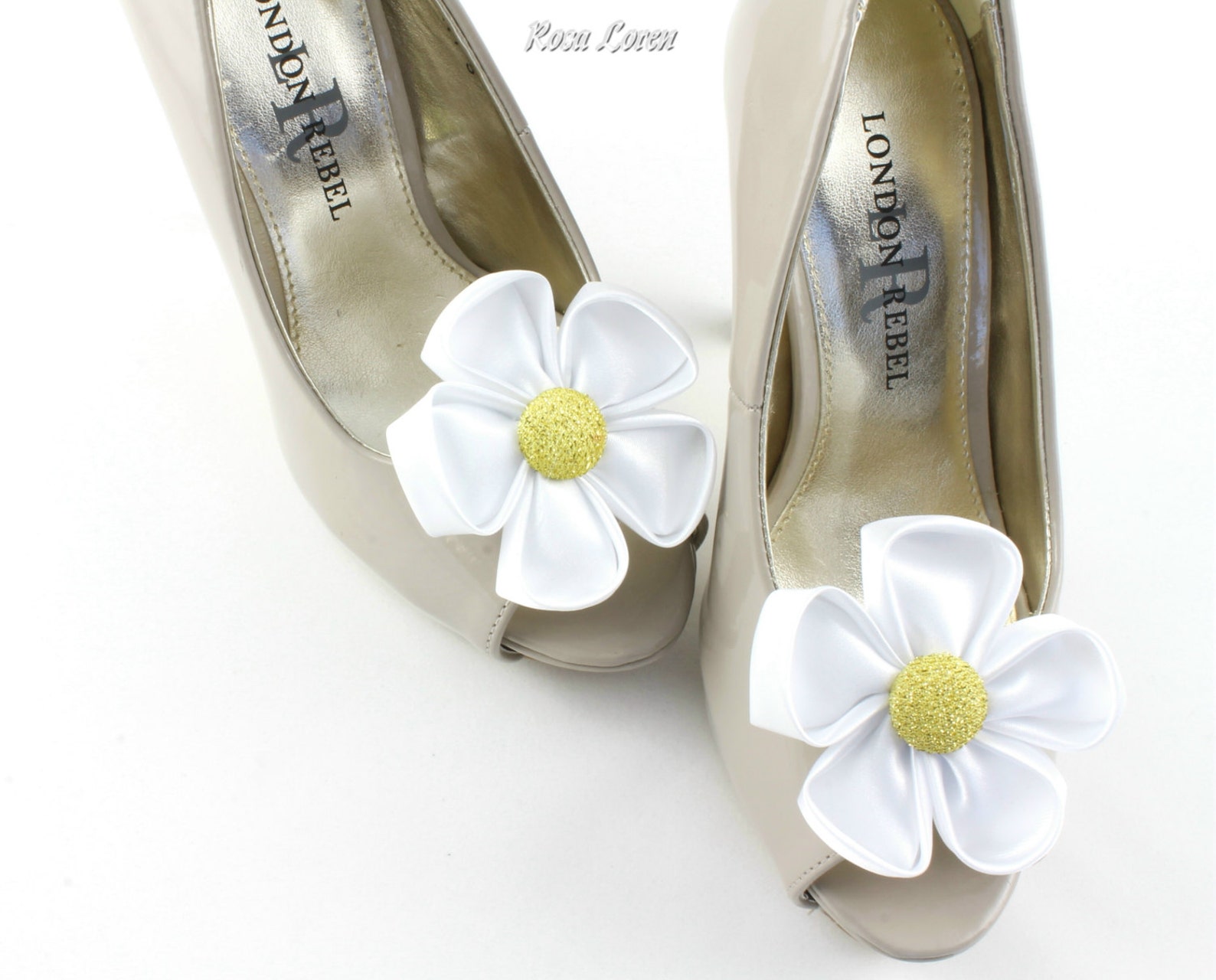 Flower Shoe Clip Daisy Shoe Clips Flower Bow Clip Shoes Etsy