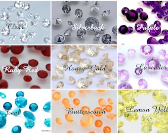 Diamond Confetti 1000 ct-10mm (2/5 inch) 1 & 3/4 cups -Lots of Colors