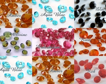 7mm Acrylic Diamond Confetti, Wedding Table Scatter, 2500 Pieces