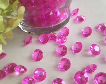 4.5mm-10mm Diamond Confetti - Acrylic Floral Wedding Vase Filler, Party Decoration