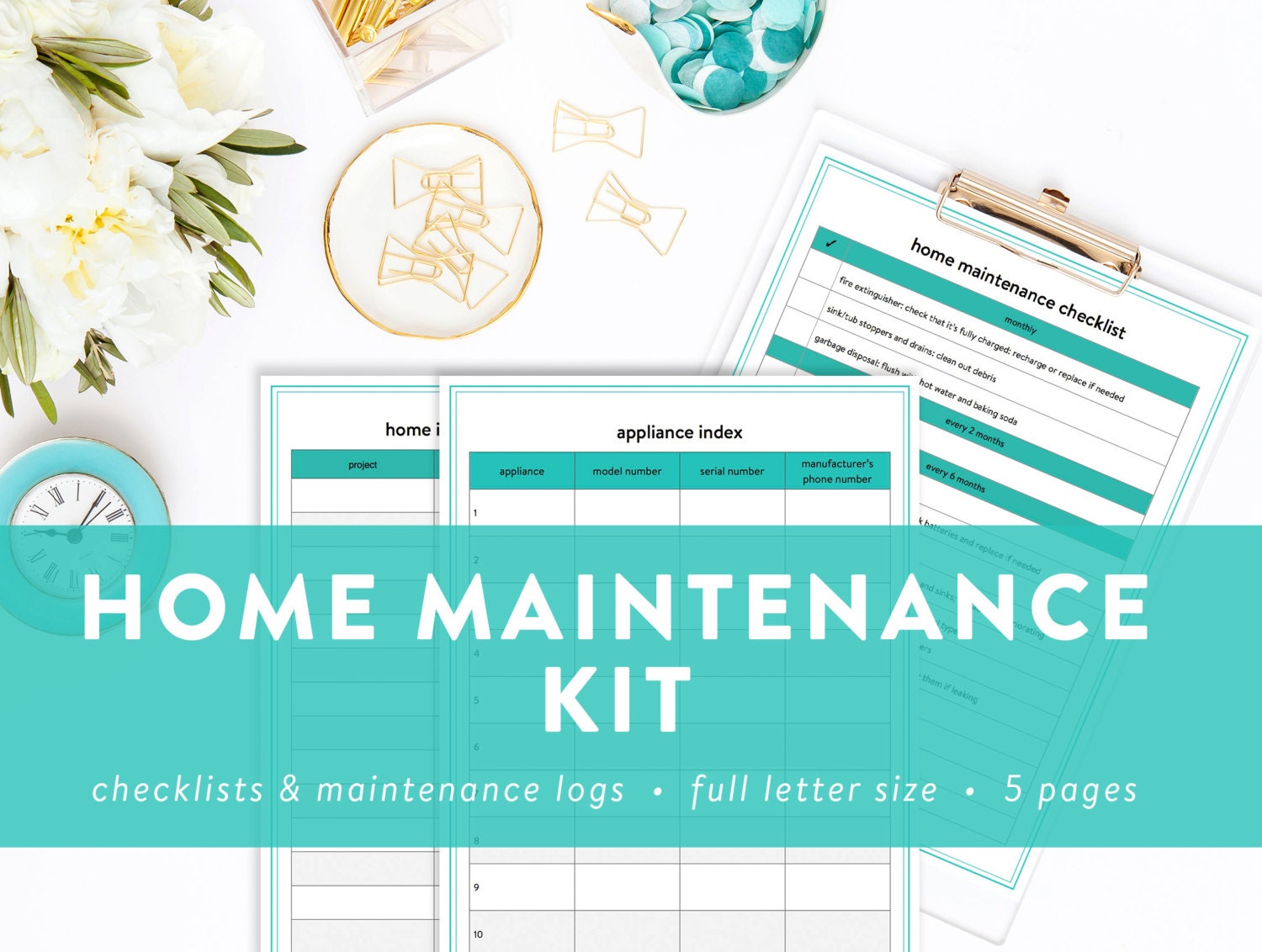 Home Maintenance Kit Home Maintenance Printables INSTANT | Etsy