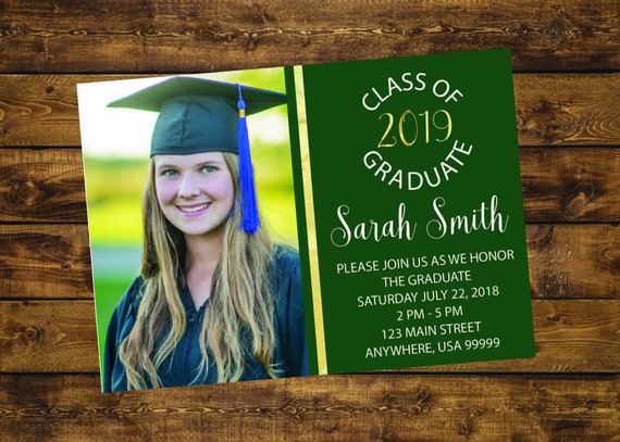 graduation invitation graduate 2019 high school graduation etsy high school graduation invitations 2019