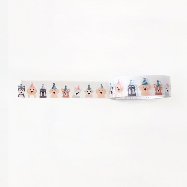 Pup Party Dog Washi Tape