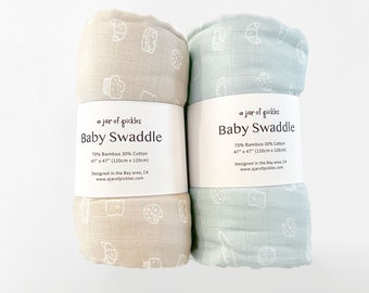 Carbs Brot Swaddle Decke