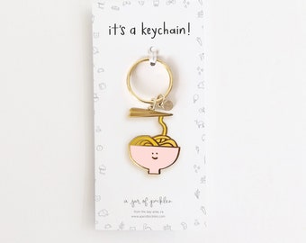 Noodle Bowl Keychain