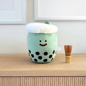 Matcha Green Boba Plushie