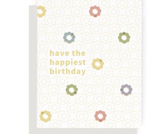 Mochi Donut Happiest Birthday Card