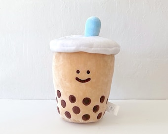 Boba Bubble Milk Tea, Soft Plushie