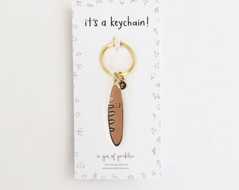 Baguette Keychain