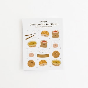 Dim Sum Sticker Sheet