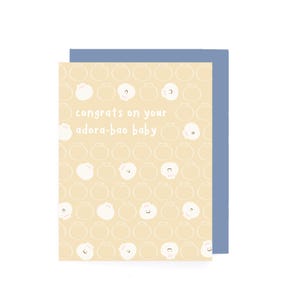 Adorable Bao Baby Congrats Card