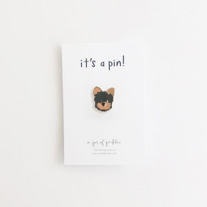Yorkie Dog Pin