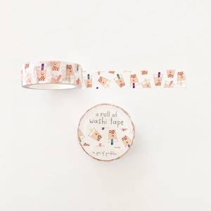 Boba Bubble Milk Tea Washi Tape