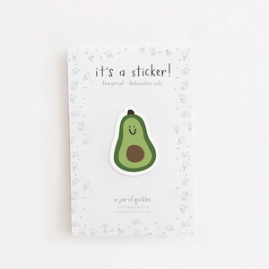 Avocado-Vinyl-Aufkleber
