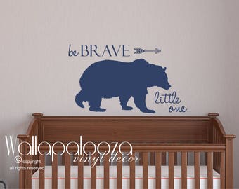 Bear Wall Decal Etsy