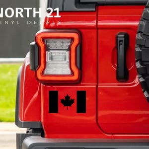 Canadian Flag decal - Canada Decal - Canada Sticker - Support Canada - Canada is not for sale - Canadian decal - Proud Canadian