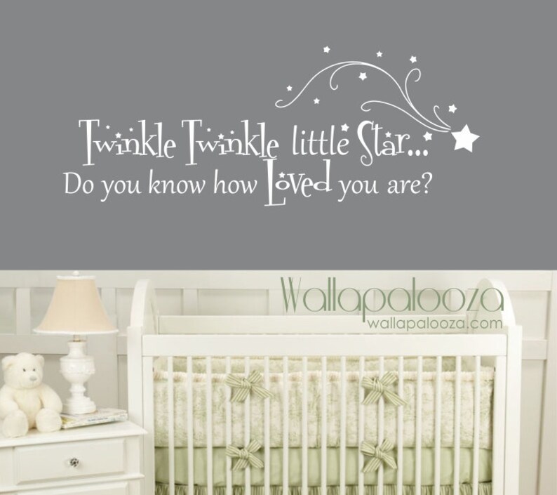 Twinkle Little Star Stickers Wall Decal Removable Art Vinyl Decor