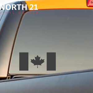 Compre 1 y llévese 1 GRATIS - POR TIEMPO LIMITADO - Calcomanía de la bandera canadiense - Adhesivo de vinilo Orgullo de Canadá - Calcomanía de la bandera canadiense para auto o camioneta