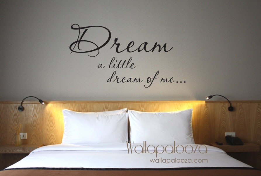 Dream Wall Decal A Little Of Me Bedroom Decor Master