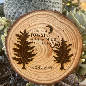 John Muir Magnet | John Muir Trail Gifts | John Muir Quote | Hiking Gifts for Her | Hiking Gifts Couples | Hiking Gifts for Men | Magnet