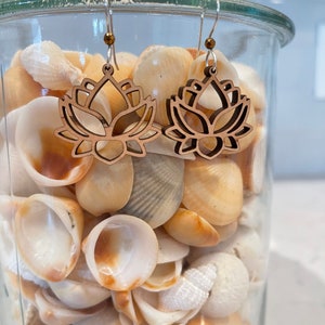 Lotus Flower Earrings