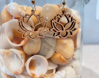 Pendientes Flor de Loto