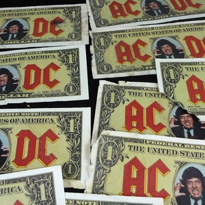 AC/DC Money Talks / Angus Bucks / Angus Young Dollar Bills