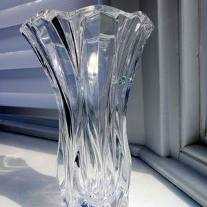 J G Durand Crystal Vase - Etsy