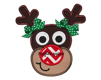 Digital maskinbroderidesign - Rudolph-applikation