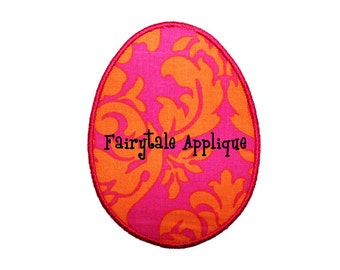 Digital Machine Embroidery Design -  Easter Egg Applique