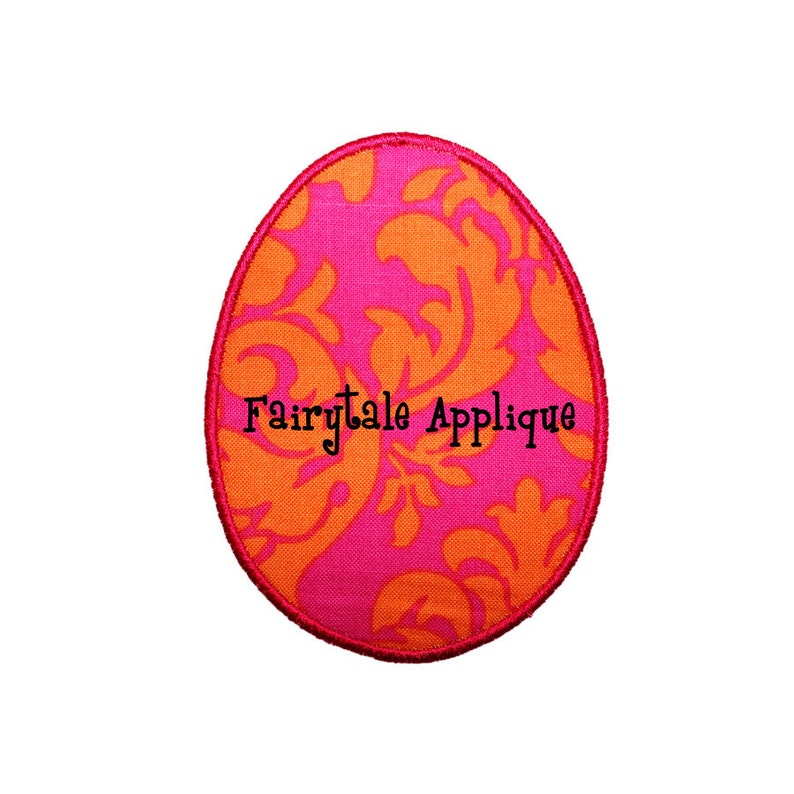 Digital Machine Embroidery Design Easter Egg Applique - Etsy