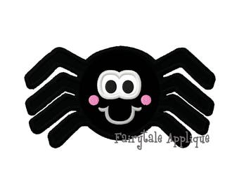 Digitale Maschinenstickerei Design - Spinne-Applikation