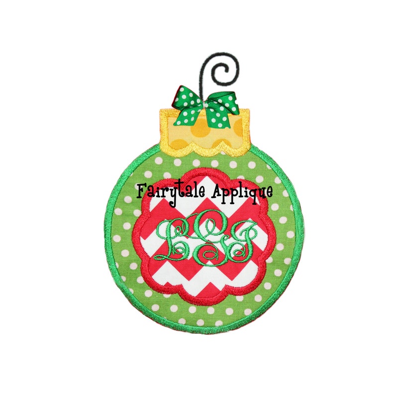 Digital Machine Embroidery Design Ornament 2 Etsy
