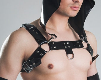 Heavy rubber H harness