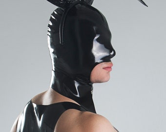 Blind latex hood