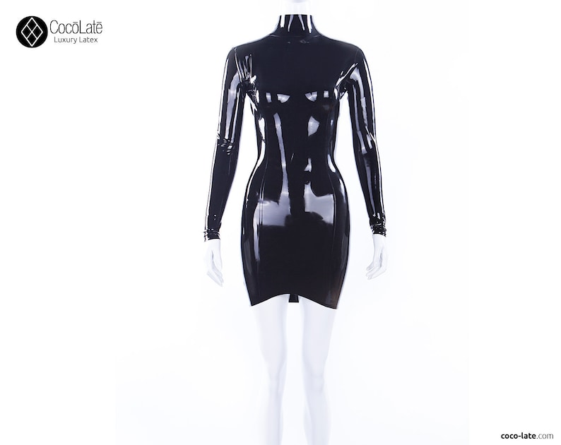 T Latex Mini Dress image 1