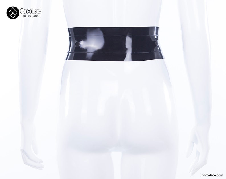 Eden Latex Belt With Suspenders