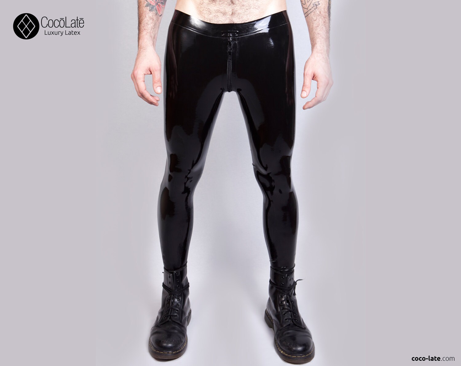 Latex Mens Shiny Leather Leggings Skinny Long Pants Trousers Clubwear Tight  | eBay