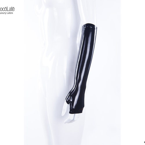 Tipless Latex Gloves With Spiked Cross Appliqué Etsy