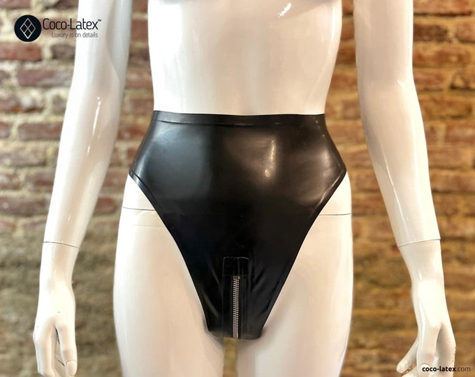 Dominique latex knickers