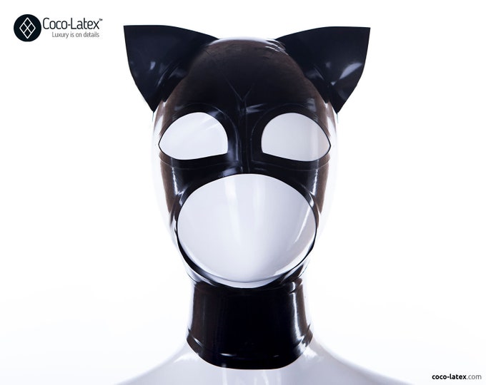 Kitty latex hood